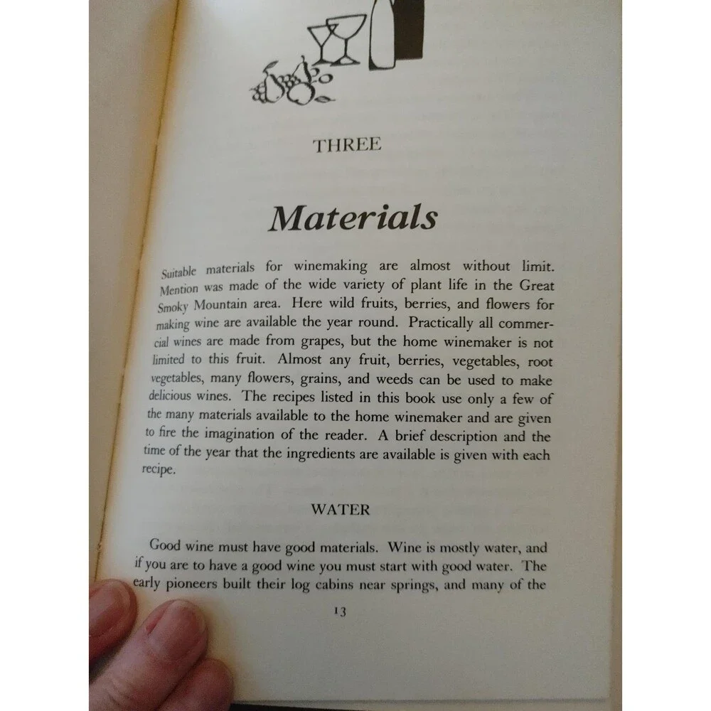Vintage book Smoky Mountain wines and how to make them
